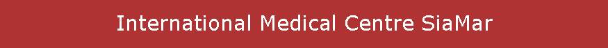 Tekstvak: International Medical Centre SiaMar